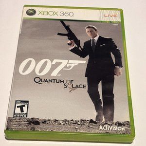 007 Quantum of Solace Xbox 360 Complete in Box With Manuals